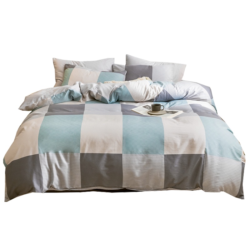 北极绒(Bejirog)秋冬新品全棉四件套北欧简约床单款200*230宜家风纯棉四件套床笠