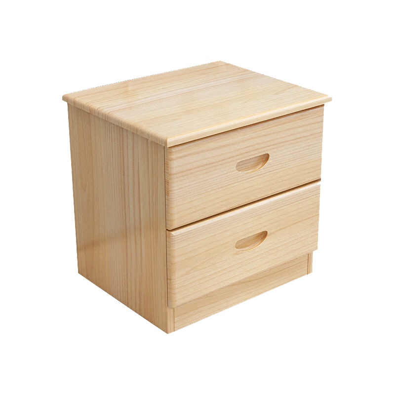 经济型床头柜简约现代简易储物柜组装实木迷你卧室床边储物柜
