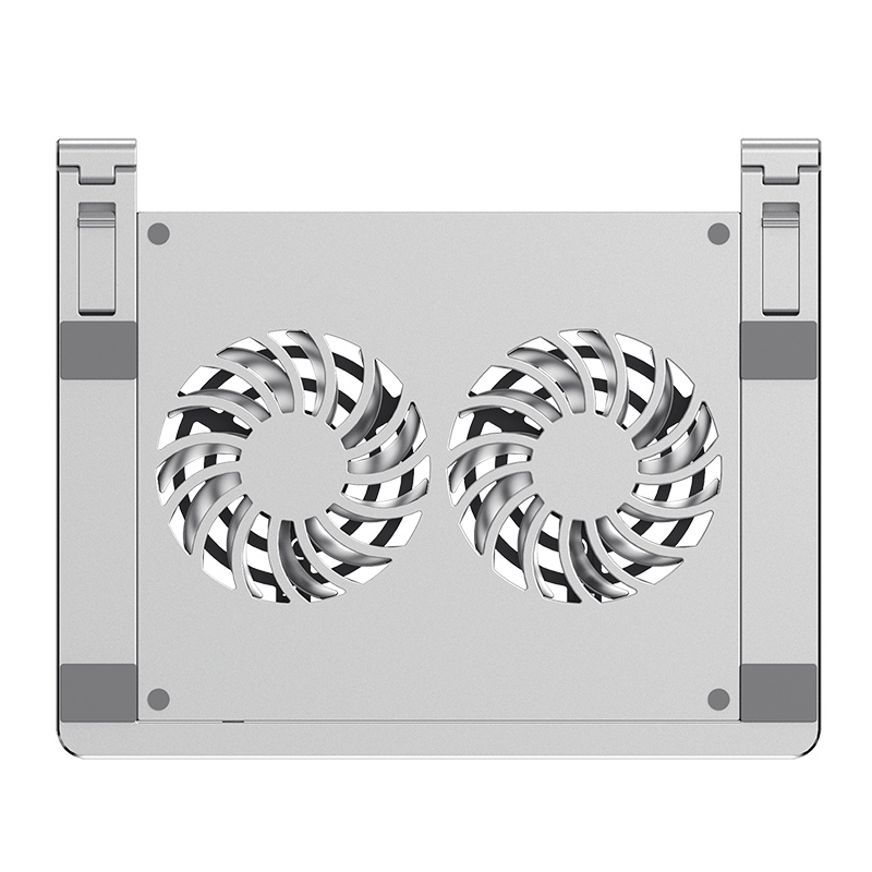 ESCASE笔记本电脑散热支架五档可调角度大风力降温底座排风扇适用于小米苹果14寸15.6寸游戏本手提ES-MFR-13