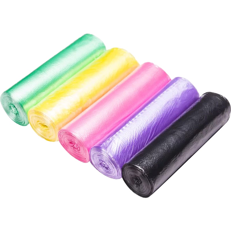 利得加厚垃圾袋(黑色/双面1.3丝/30只装) 0136(5卷装)