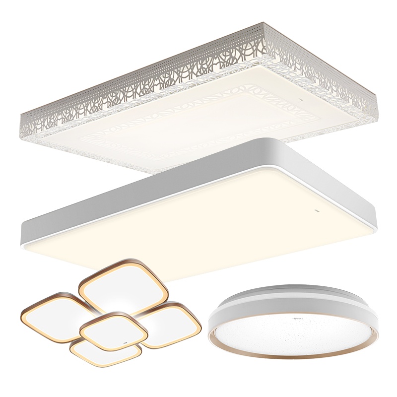 公牛吸顶灯客厅灯具卧室灯套餐现代简约新中式北欧超薄套装主卧灯led温馨浪漫全屋门厅灯 明皓系列 三室两室一厅