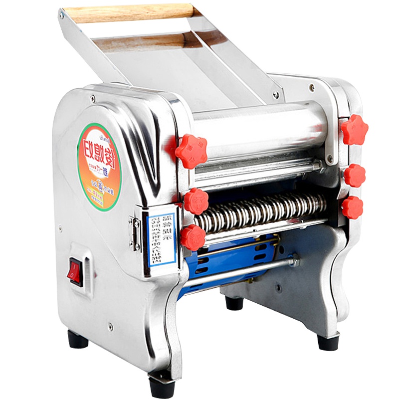 俊媳妇JUNXIFU不锈钢FKM-220电动面条机自动压面机面皮机家用商用全钢擀面皮饺子馄饨皮机制面机揉面挂面机轧面机