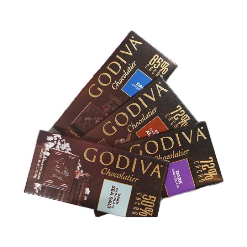 Godiva歌帝梵巧克力礼盒 歌帝梵经典片装巧克力120g（24片装）