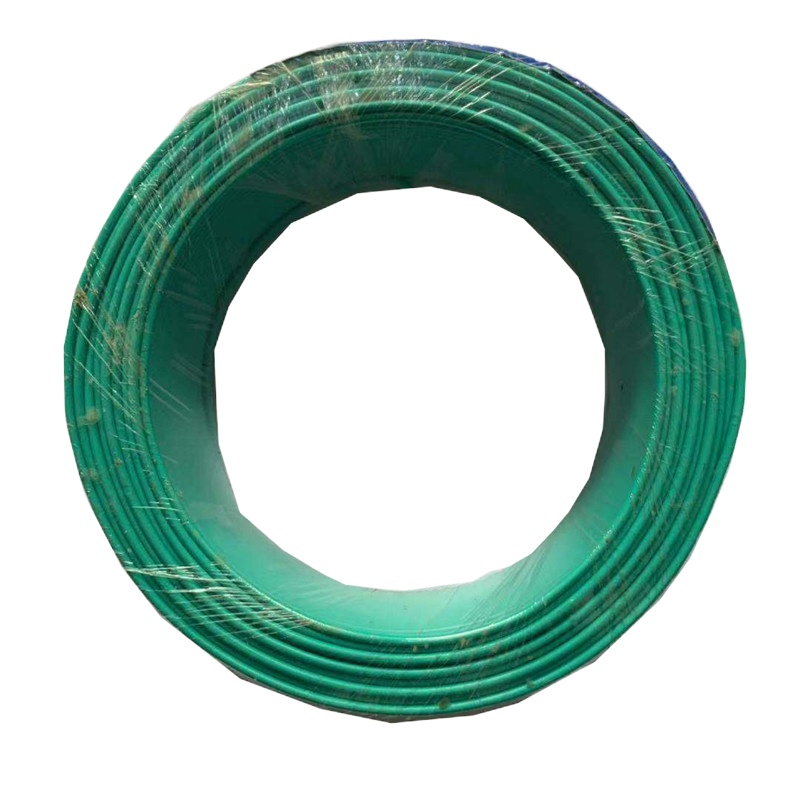 仁达(RNEA)华通线缆 铜芯聚氯乙烯绝缘电缆 国标家装铜芯多股软线 绿色 BVR 1*1.5mm² 100米/盘