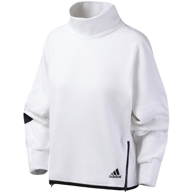 阿迪达斯女服卫衣高领套头休闲运动服FR5978