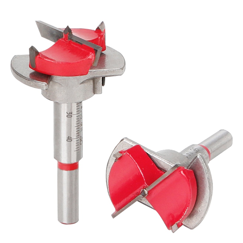 海斯迪克 HKW-229 可调节定位开孔器 木工钻头 埃特板合页烟斗橱柜铰链开孔器