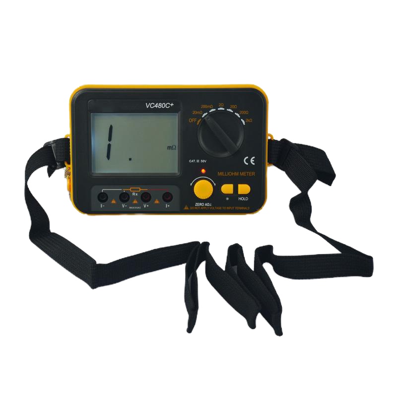胜利仪器(VICTOR) VC480C+(0-300mΩ)低电阻数字毫欧表-黑色拼黄色(单位:台)