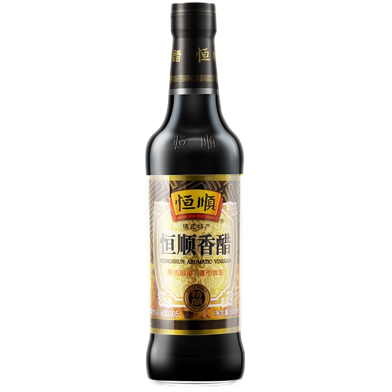 恒顺 精酿镇江香醋500ml*2 糯米酿造固态发酵