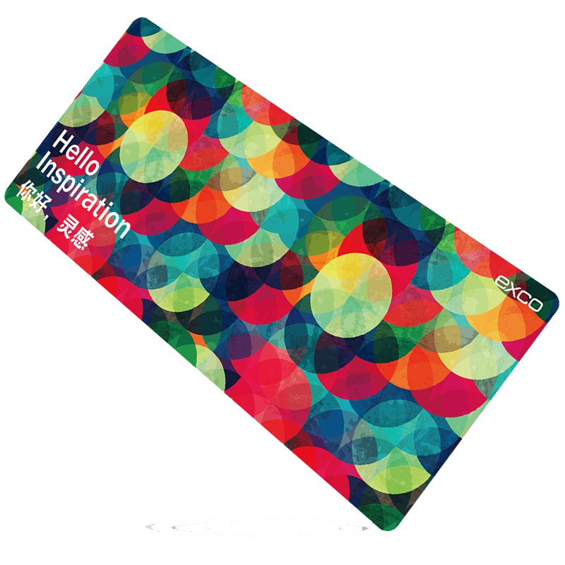 宜适酷(EXCO)你好灵感鼠标垫 超大号桌垫布制 可爱动漫键盘游戏鼠标垫 STY17002 XL