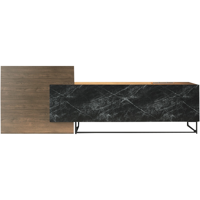 质凡前台接待台简约前台桌办公吧台咨询台