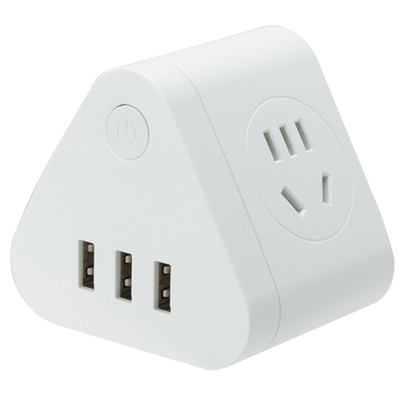 得力(deli) 18322 电源转换器 (白)