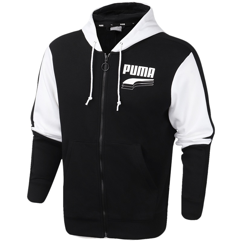 【自营】PUMA彪马男装杨洋同款运动服休闲针织连帽外套582733