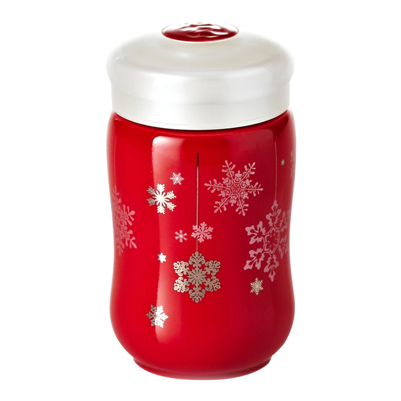 乾唐轩活瓷杯快乐曲线陶瓷杯330ml