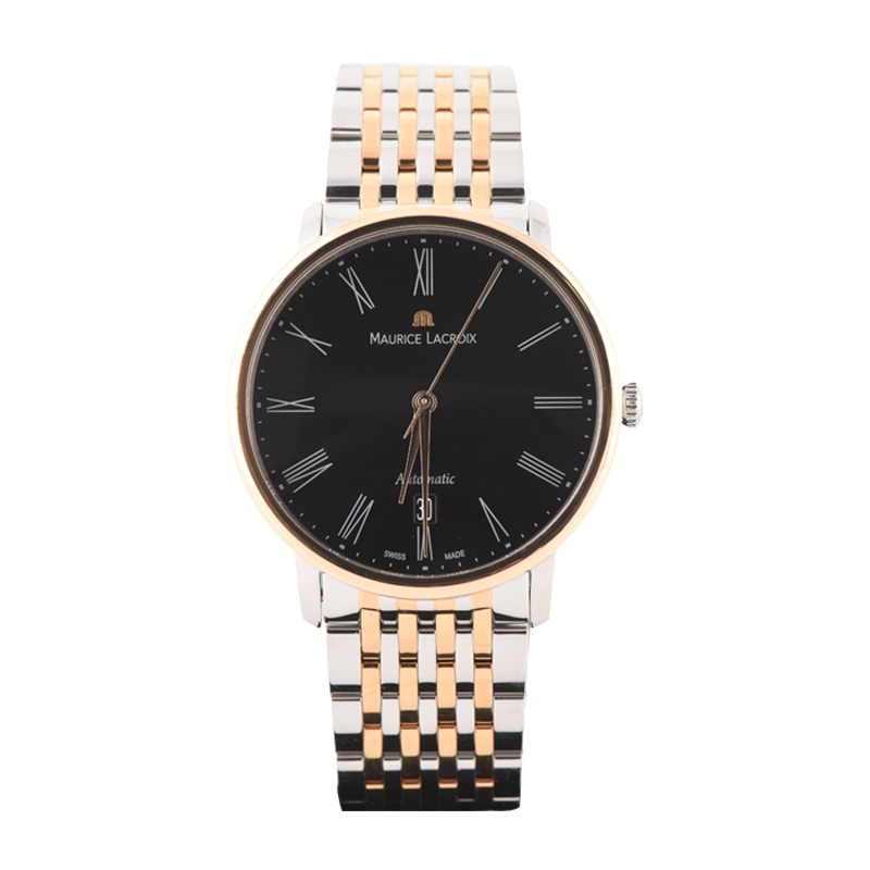 MAURICELACROIX艾美男士黑盘间金日历自动机械表10013249