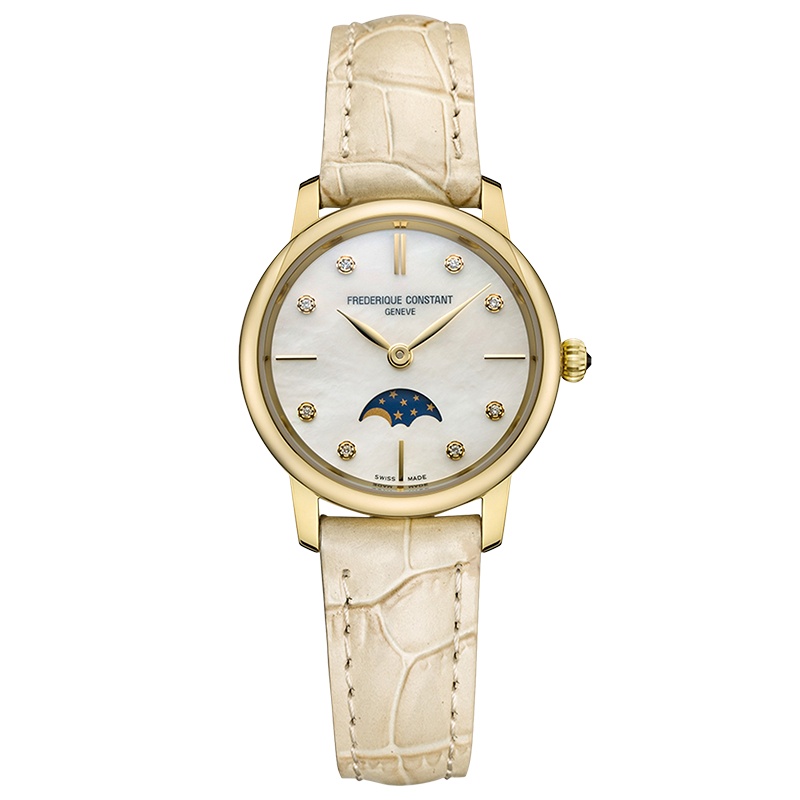 康斯登 Frederique Constant SLIMLINE 超薄系列 FC-206MPWD1S5 石英 女款