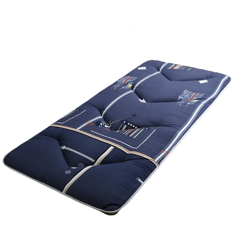 宿舍5cm厚纯棉防羽布立体舒适垫 1米床