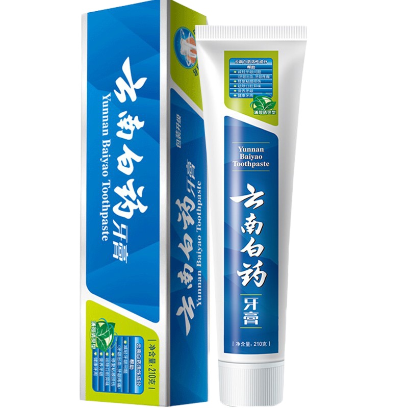 云南白药(YUNNANBAIYAO) 薄荷清爽型 210g 牙膏(计价单位:支)