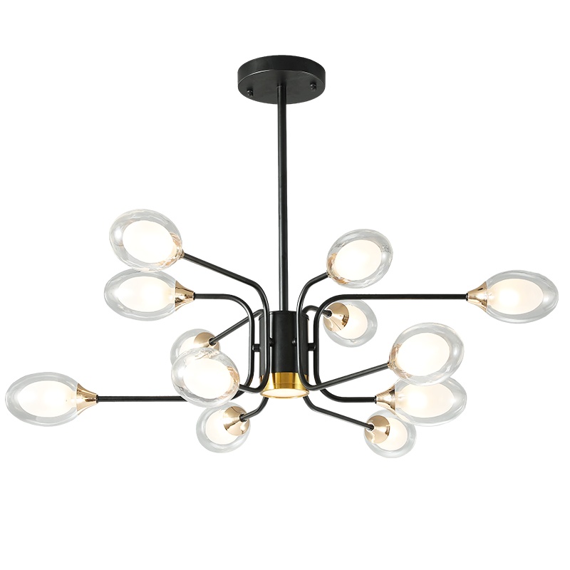 七只蚂蚁 北欧灯客厅灯餐厅吊灯 简约现代创意时尚铁艺咖啡吧台灯马卡龙灯具其他 带木马卡龙彩色吊灯多头铁艺 吊灯具1915