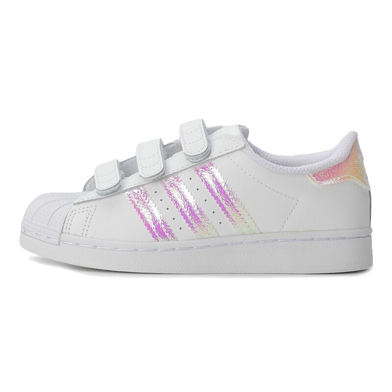 阿迪达斯（ADIDAS）小童运动贝壳头魔术贴休闲鞋FV3655/EF4838