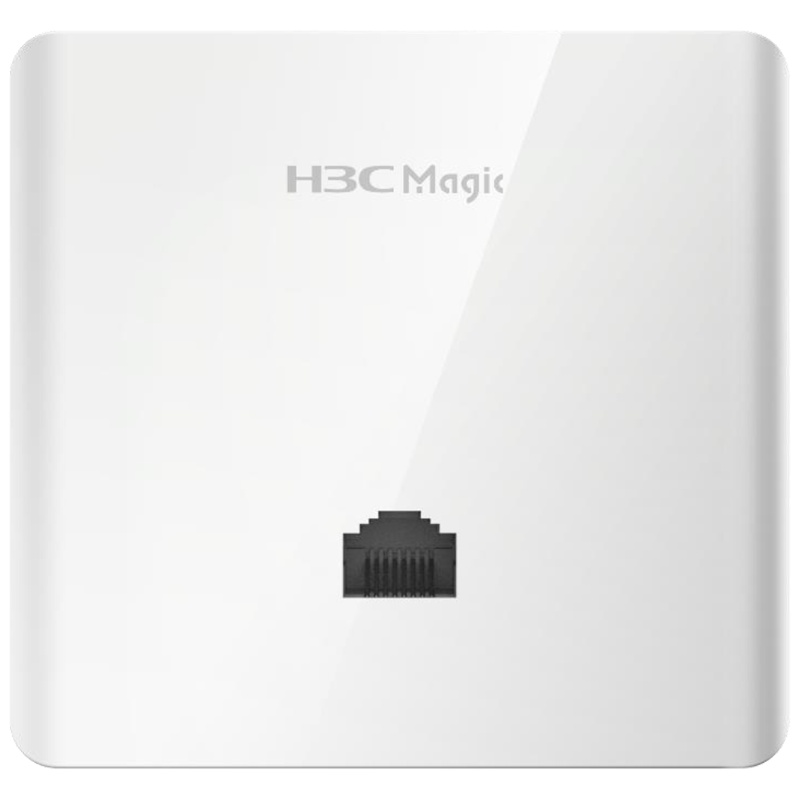 华三(H3C) BA3000L 双频无线3000M全新WIFI6面板AP千兆口POE供电支持160MHz频宽