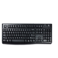 罗技(Logitech) K120 键盘 有线键盘 办公键盘 全尺寸 黑色 U口