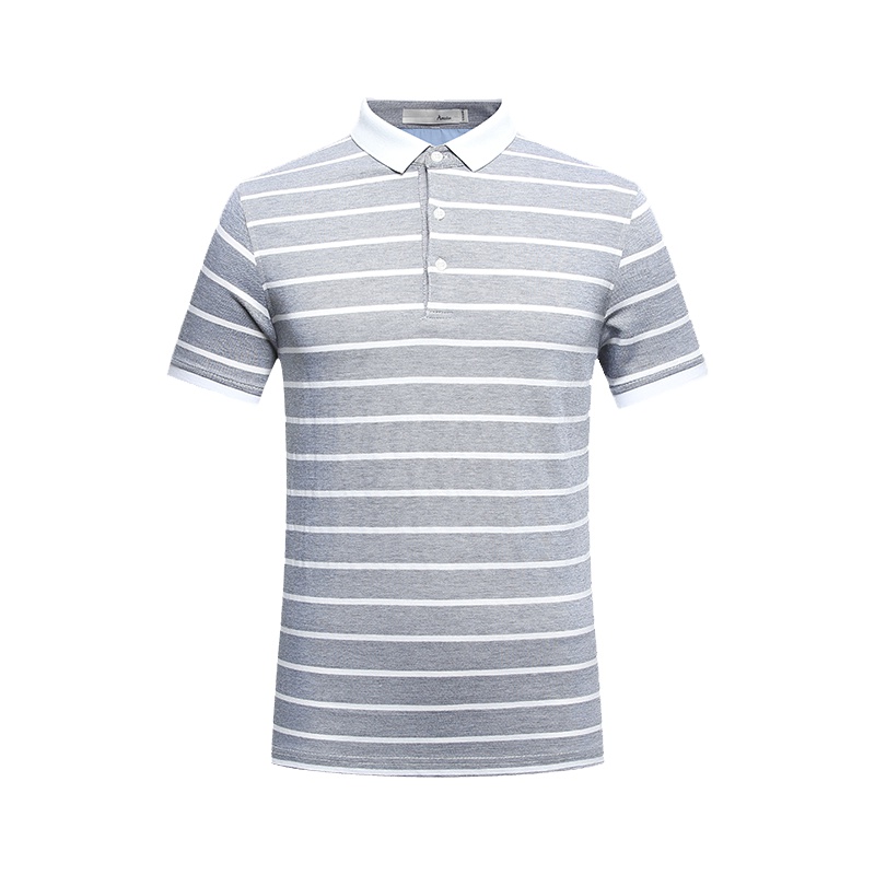 Artsdon/阿仕顿男装夏季舒适透气男士POLO衫休闲条纹短袖T恤