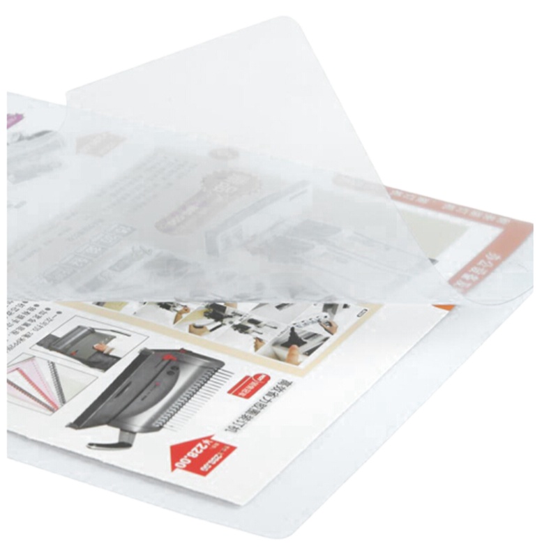 齐心 E310单片夹 A4二页文件保护套 L型夹(10只装)Q2