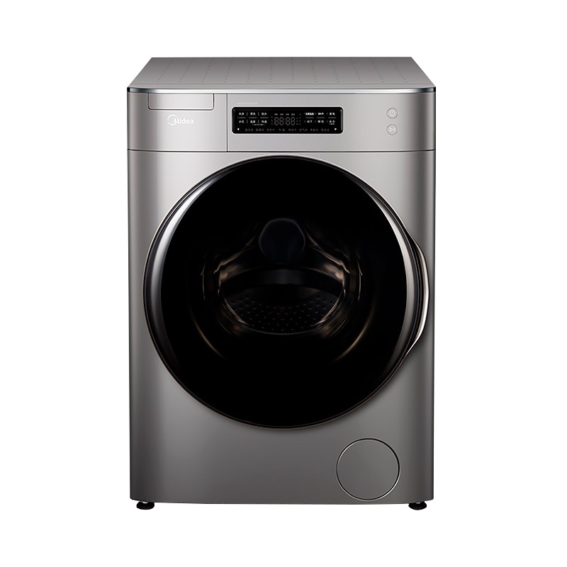 美的 MG100QT1WDQCY 全自动 滚筒洗衣机 10公斤家用安静变频快净溶旋风智能WIFI洗