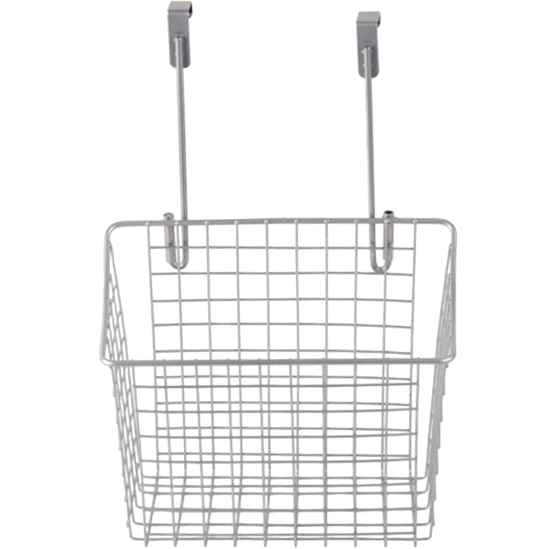 DOUBLE COSMOS 浴室挂篮置物架 免打孔铁艺宿舍床头收纳篮 卫生间厕所挂钩置物篮