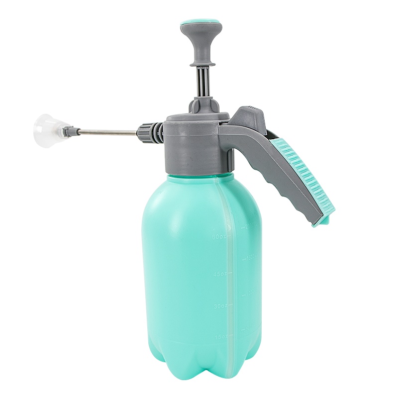 海斯迪克 HK-776 清洁喷壶 浇花喷雾瓶 洒水壶气压式喷雾器 压力浇水壶 小型喷水壶 长嘴 松绿石色