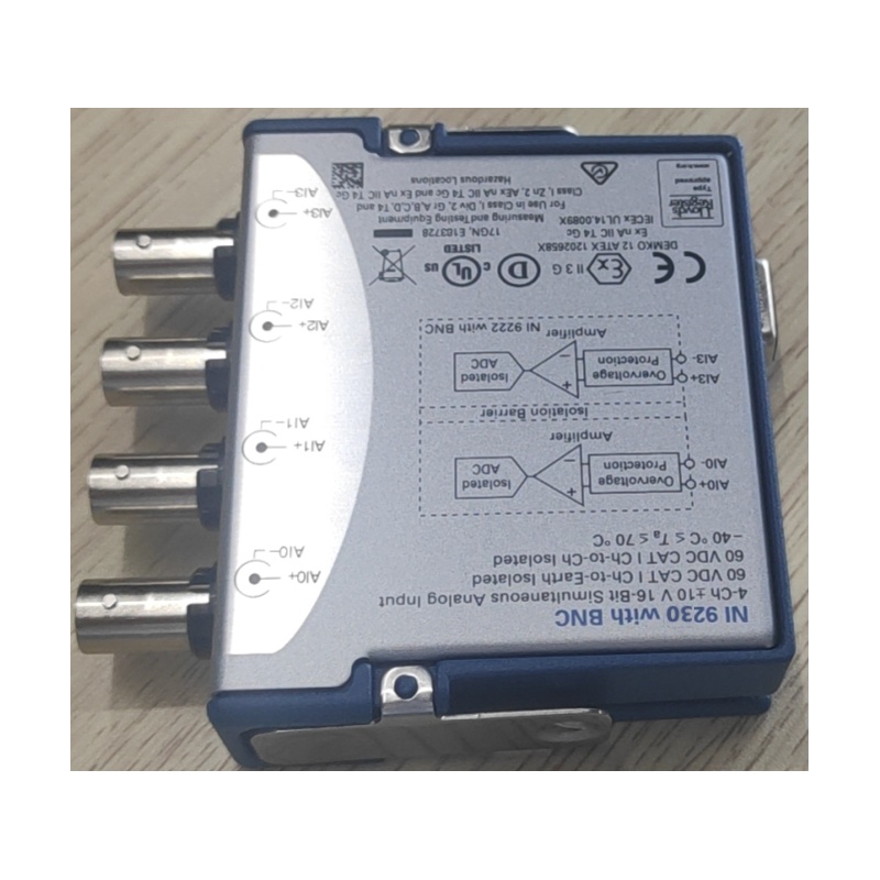 NI-9230 C系列声音与振动输入模块