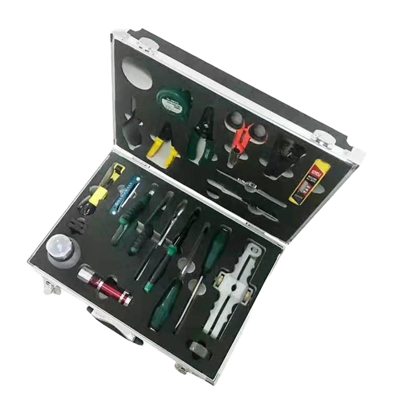 25件套通信专用光缆接续工具箱 单只装