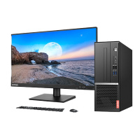 联想扬天M6933d 四核I3-8100/4G/1T+128G固态 集显/无光驱/WIN10/15L/配23.8寸