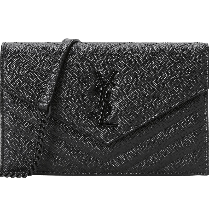 预订YSL MONOGRAM 信封链条斜挎钱包 393953