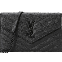 预订YSL MONOGRAM 信封链条斜挎钱包 393953