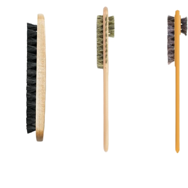 鞋刷HOYO好友带柄鞋刷皮鞋擦鞋清洁刷长柄鞋油刷