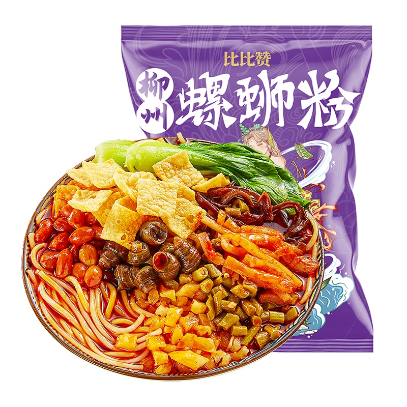 [新品,第三件0元]欧贝拉螺蛳粉300g袋装广西特产柳州正宗螺丝粉螺狮粉丝酸辣粉方便速食米粉夜宵充饥