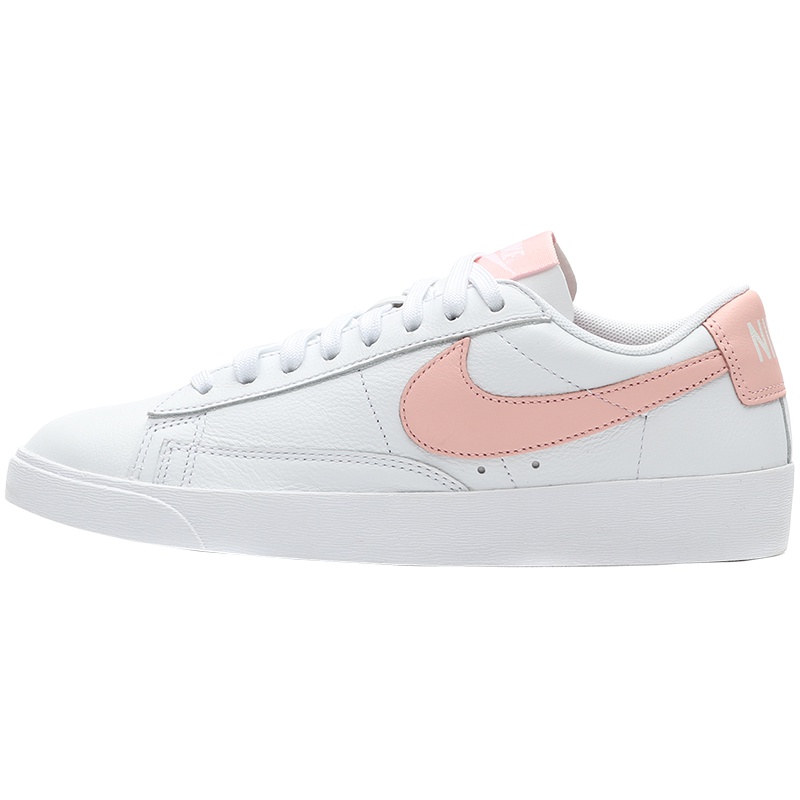 NIKE女鞋板鞋Blazer开拓者粉勾小白鞋低帮休闲运动鞋AV9370