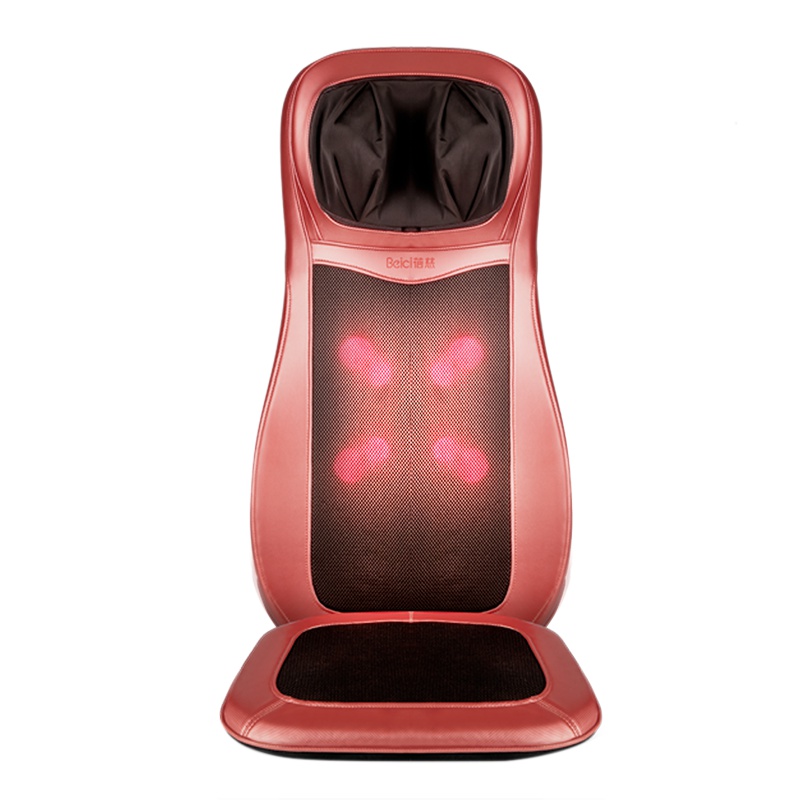蓓慈(beici)按摩靠垫BK506A家车两用按摩器定时功能颈部升降调节设计按摩颈部肩部腰部背部臀部振动按摩正品按摩垫