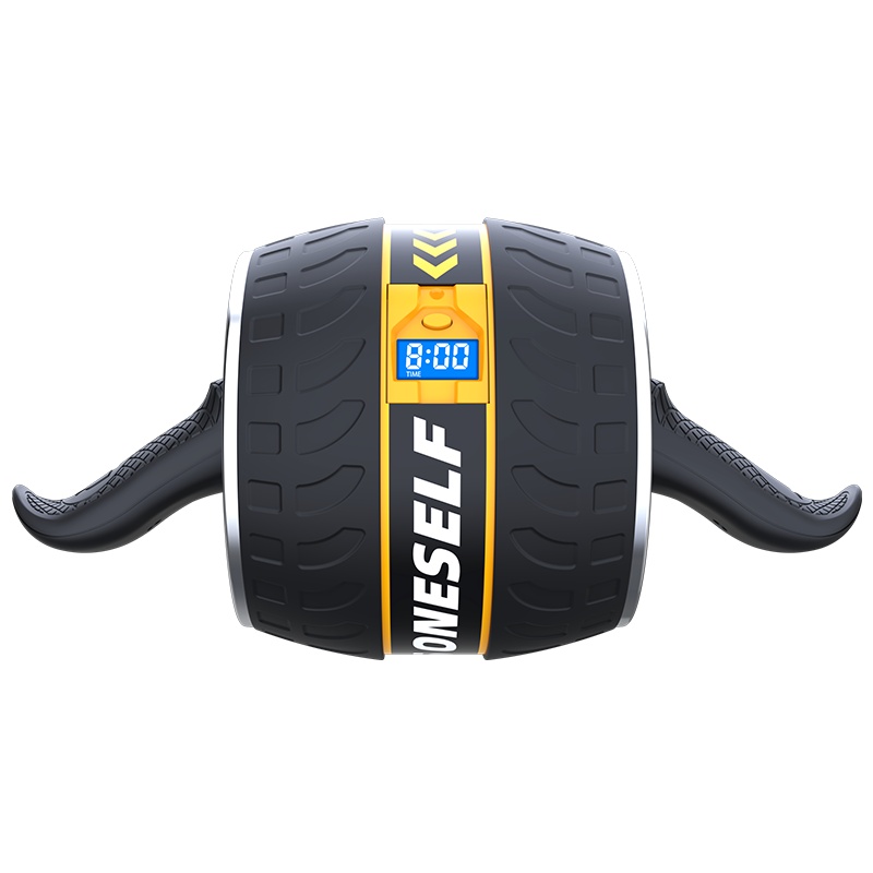 立久佳(LIJIUJIA)健腹轮自动回弹静音巨轮智能显数收腹滚轮腹肌轮减肥健身器材J-20