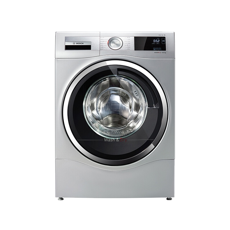 博世(BOSCH) 10公斤洗6公斤烘变频滚筒全自动洗烘一体机 大容量洗衣机 热风除菌 WDU285680W