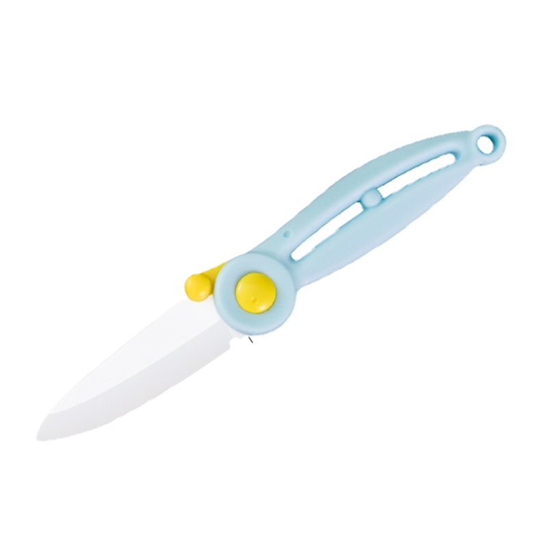便携抗菌陶瓷水果刀火烈鸟削皮器可折叠