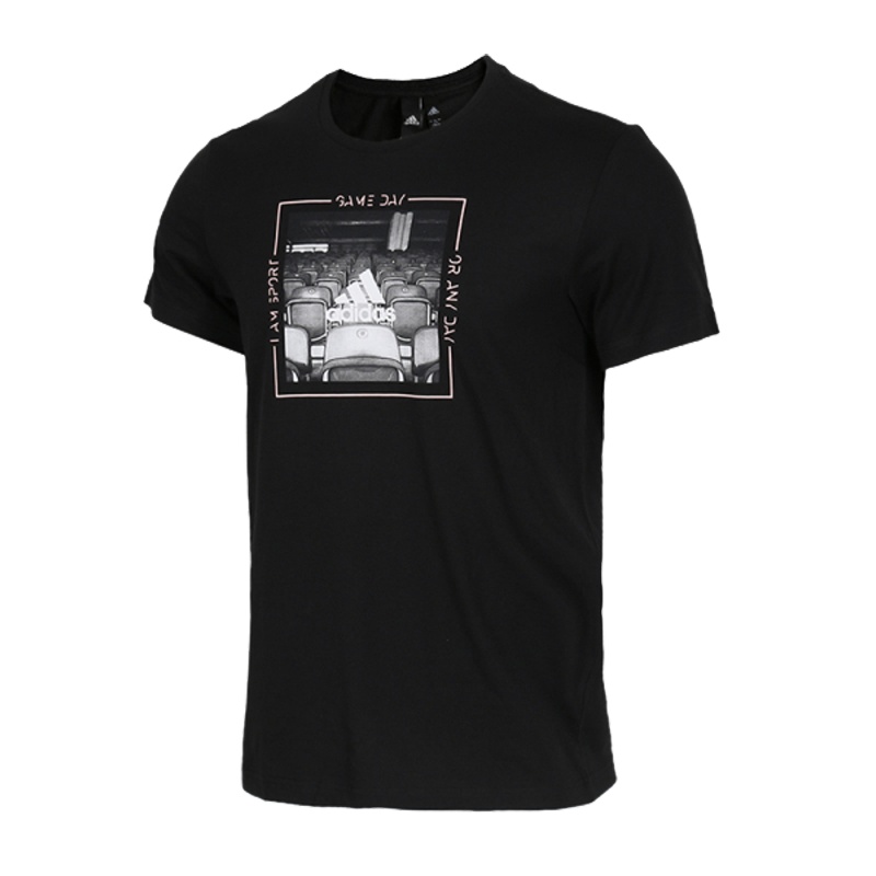 阿迪达斯（adidas）男款运动休闲短袖T恤DI0298/DI0299