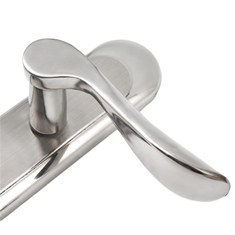 君辉室内卧室房门锁可调节免改孔锁锁心家用实木门把手通用型锁具单舌SNMS01重弹簧锁体165m 本色