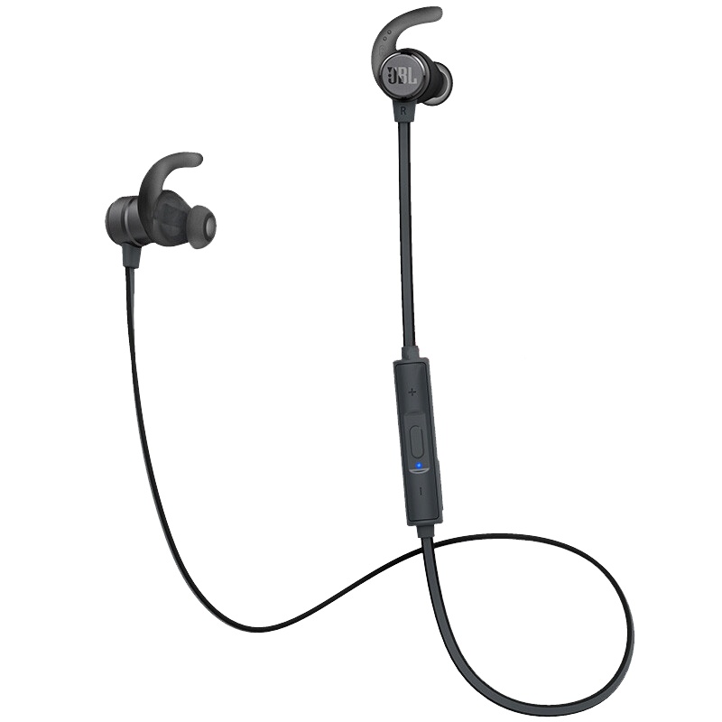 JBL T280BT 入耳式蓝牙无线耳机 运动耳机 手机耳机 游戏耳机 磁吸带麦 寒光灰