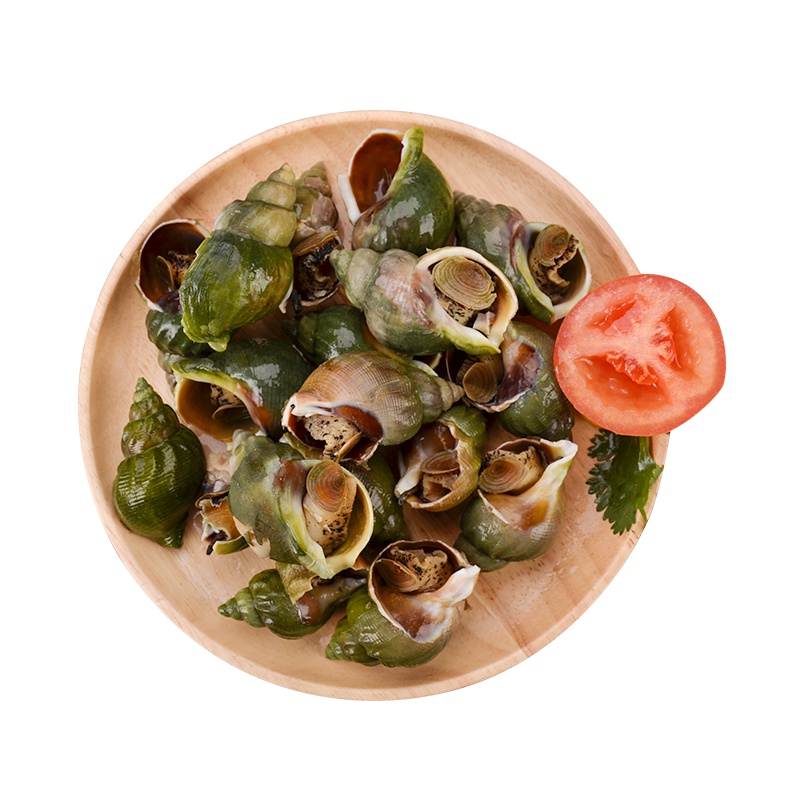 海买 熟冻加拿大翡翠螺 350g 10-15只 袋装