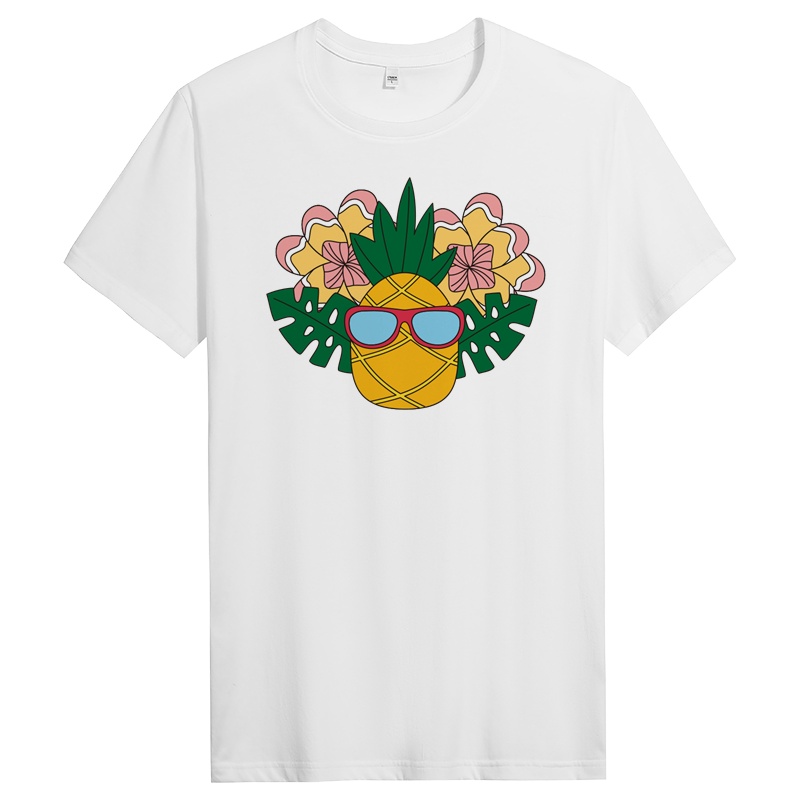 纯棉短袖t恤男士春夏季休闲青年时尚修身圆领上衣 DT11270