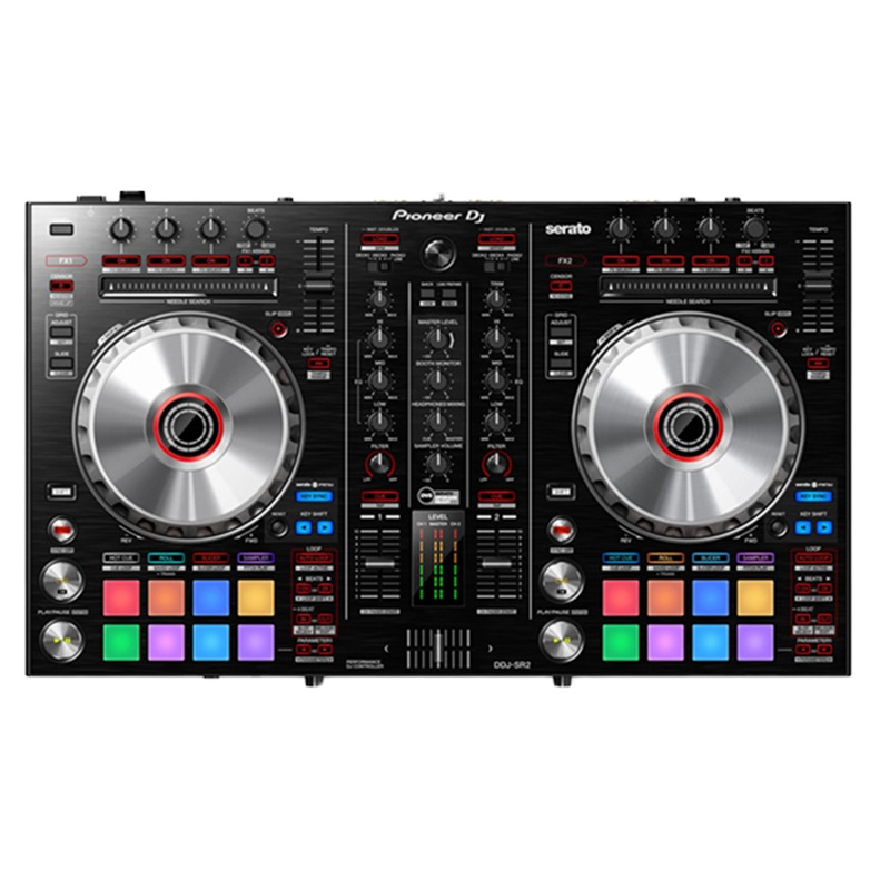 先锋(PIONEER) DDJ-SR2 DJ控制器 打碟机 DJ音响设备 金属材质搭配调音台