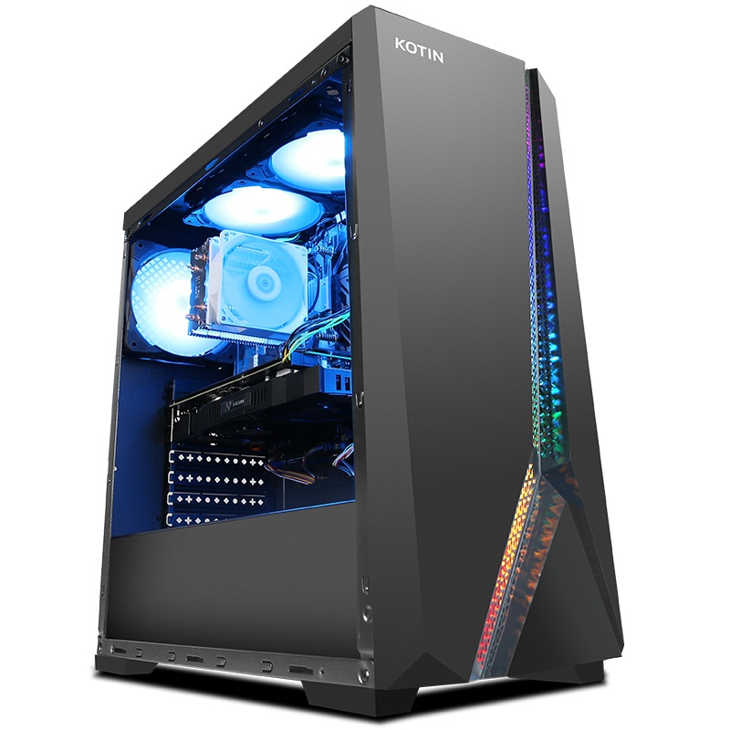 京天(KOTIN)酷睿i7 9700/RTX2060/32G/480G定制台式机电竞游戏144Hz电竞显示器
