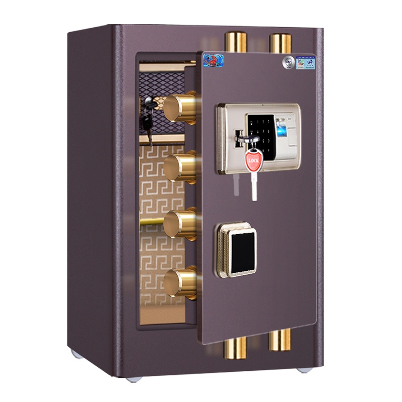 虎牌保险柜家用保险箱办公3C认证 50厘米高FDG-A1/D50 指纹保险箱/柜 全钢入墙小型新品防盗防撬